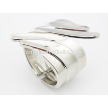 Factory Cheap High quality Fashion Broad Band Bangle Metal Feather